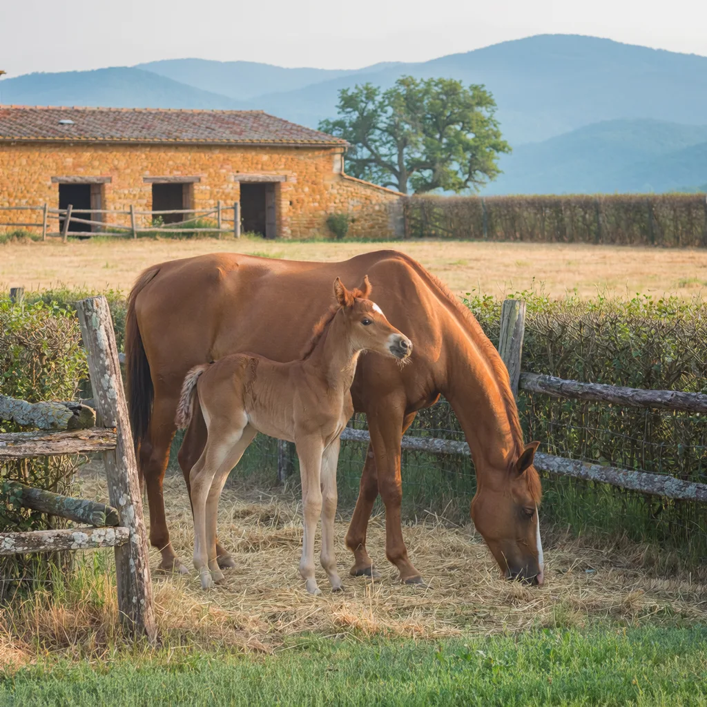 Élevage de chevaux, Les Écuries de la Chouette, Saint-Cyr-les-Vignes