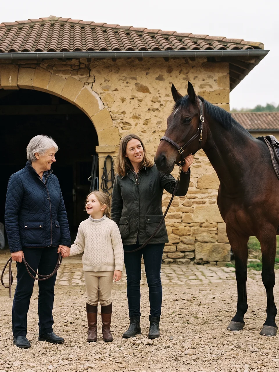 L'équipe, Les Écuries de la Chouette, centre équestre à Saint-Cyr-les-Vignes
